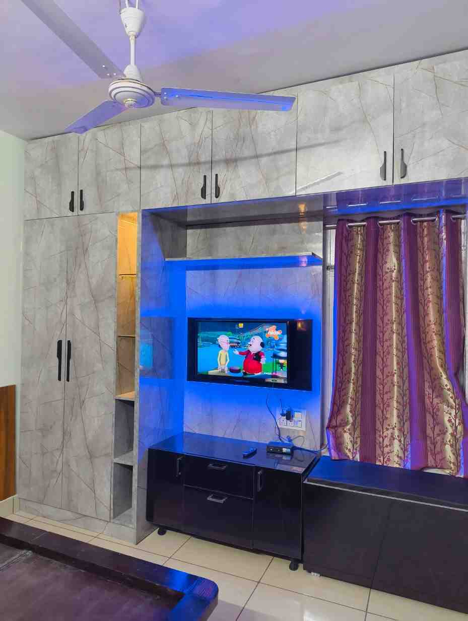 Wooden Wardrobe for TV room