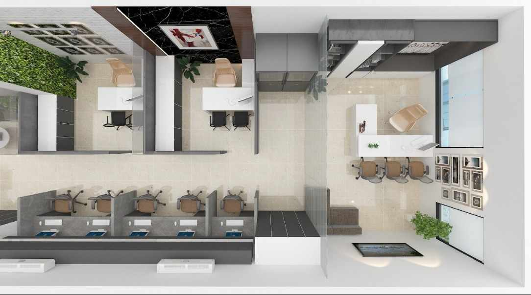 Office Interior Design Top View